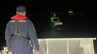 �anakkale'de tekne ak�nt�ya kap�ld�: Sahil g�venlik seferber oldu