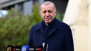 Cumhurba�kan� Erdo�an, cuma namaz�n� Hz. Ali Camisi'nde k�ld�