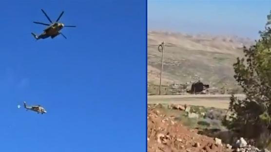 �srail ordusuna ait helikopter yere �ak�ld�