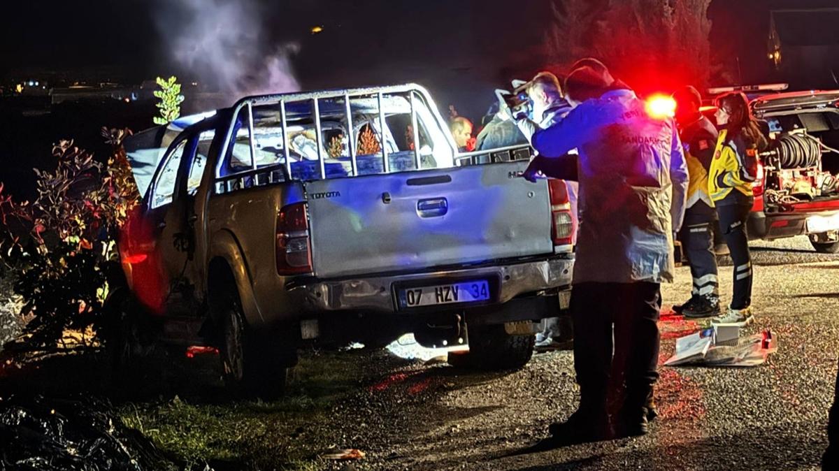 Ara�ta yanm�� halde bulundu