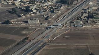 YPG i�galindeki Deyr Hafir havadan g�r�nt�lendi