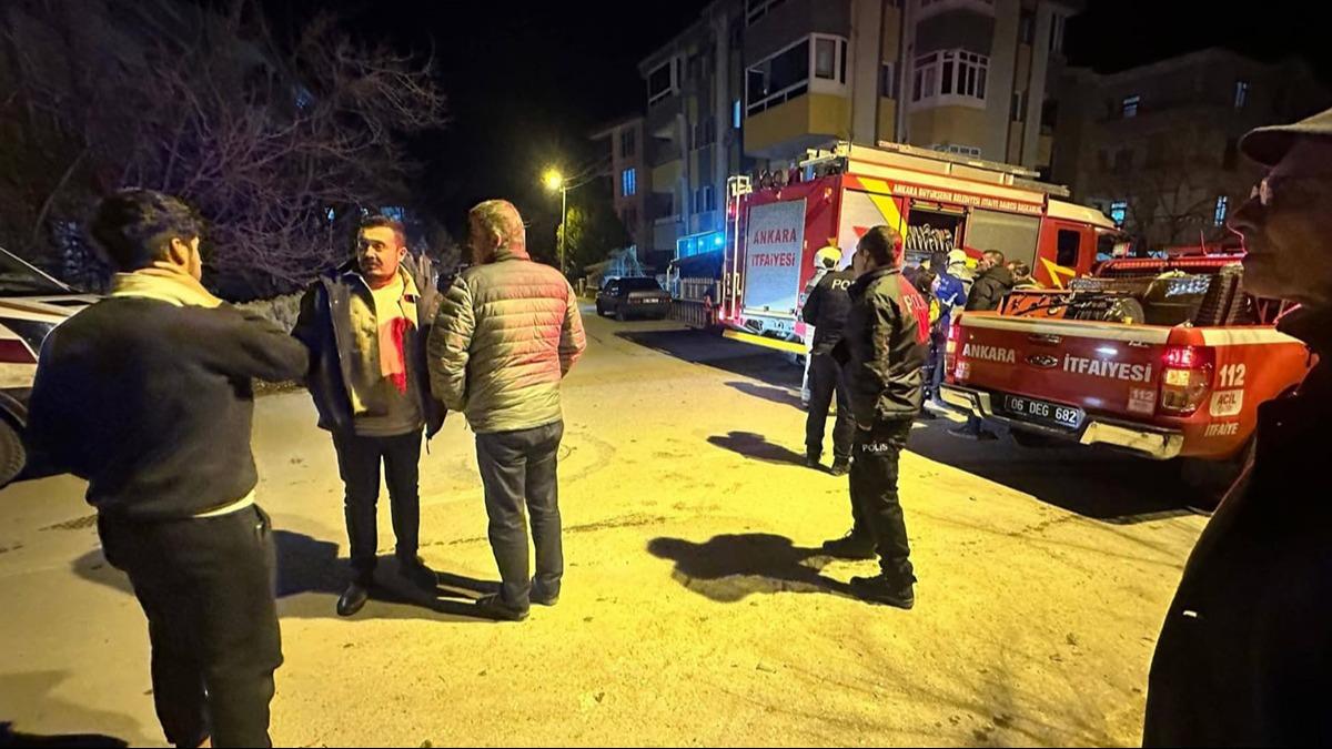 Ankara'da baca yang�n�: Ekipler seferber oldu