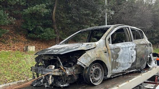 FSM K�pr�s�'nde korku dolu anlar! Ara� k�le d�nd�