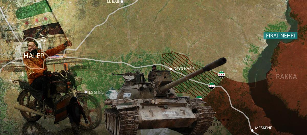 Suriye ordusu Rakka'ya girdi! Stratejik kente ilerleme ba�lad�