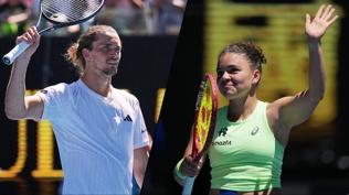 Avustralya A��k'ta Zverev ve Paolini 2.turda