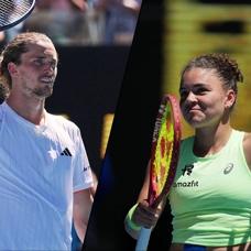 Avustralya A��k'ta Zverev ve Paolini 2.turda