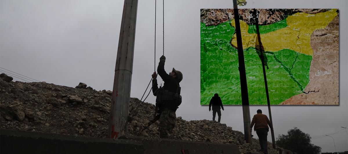 Bir yandan askerler di�er yandan a�iretler! YPG Suriye haritas�ndan siliniyor