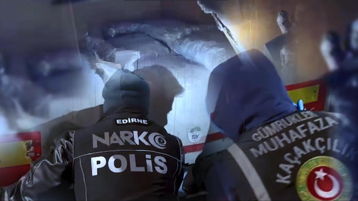Edirne'de uyu�turucu operasyonu: 289,7 kilo madde ele ge�irildi