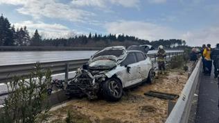 Kuzey Marmara Otoyolu'nda feci kaza: 7 yaral�