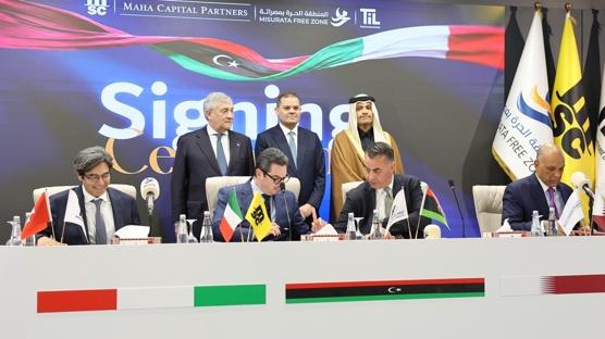 Libya, Katar ve �talya anla�may� imzalad�... Serbest Ticaret B�lgesi geni�letilecek