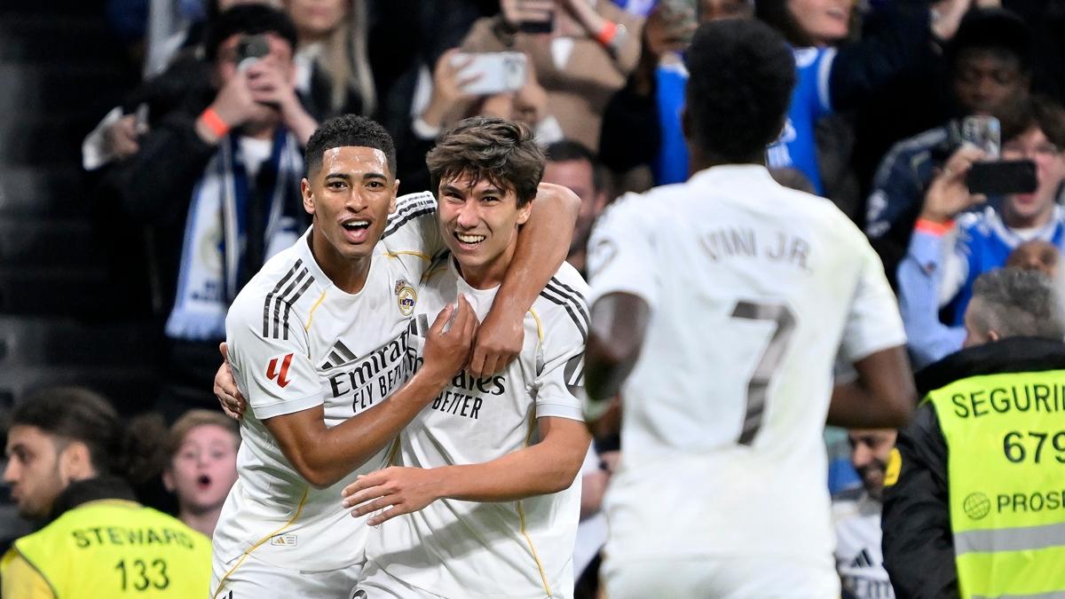 Vinicius Junior ve Jude Bellingham Real Madrid taraftar�n�n hedefi oldu