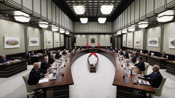 Kabine Toplant�s�, Cumhurba�kan� Recep Tayyip Erdo�an ba�kanl���nda Be�tepe'de ba�lad�