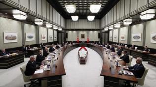 Kabine Toplant�s�, Cumhurba�kan� Recep Tayyip Erdo�an ba�kanl���nda Be�tepe'de ba�lad�