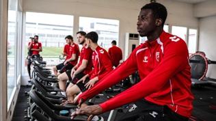 Samsunspor, Kocaelispor ma�� i�in haz�rl�klara ba�lad�