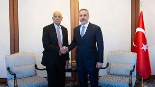Bakan Fidan ABD'li Barrack'� kabul etti