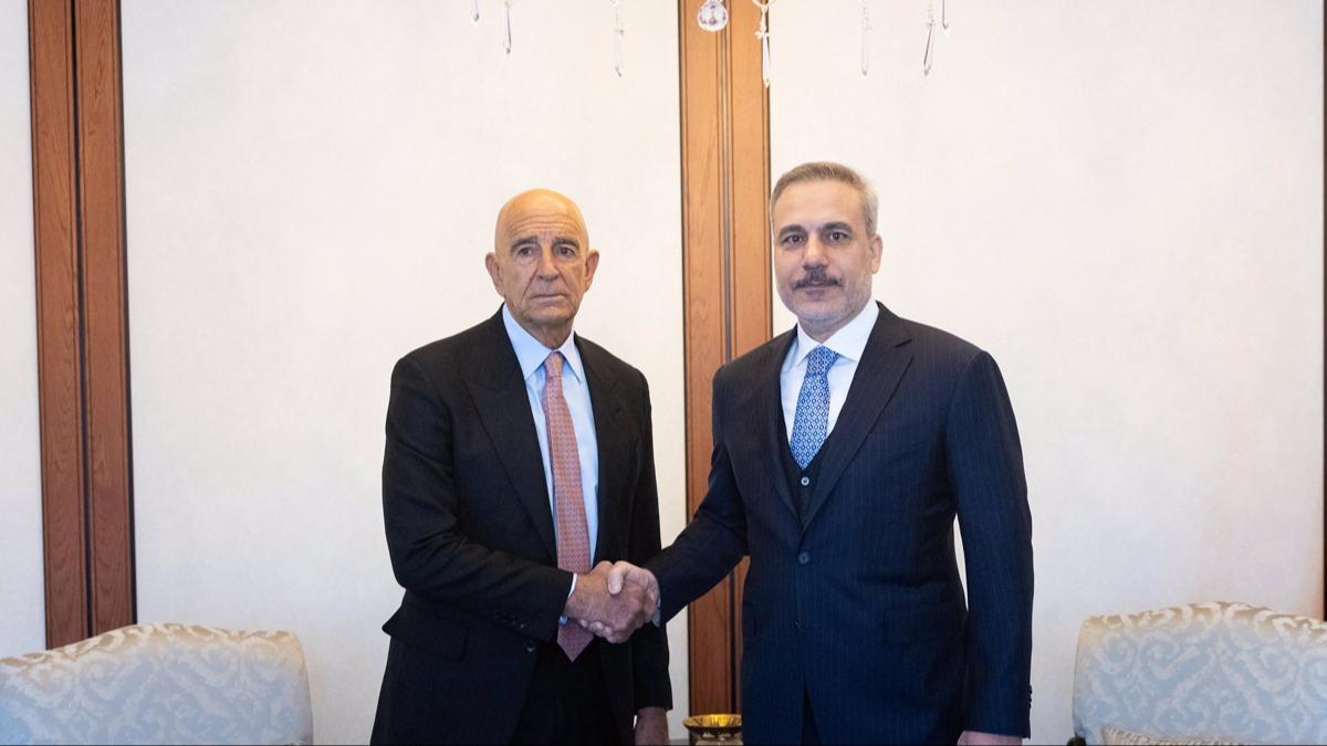 Bakan Fidan, Suriye �zel Temsilcisi Tom Barrack'la g�r��t�