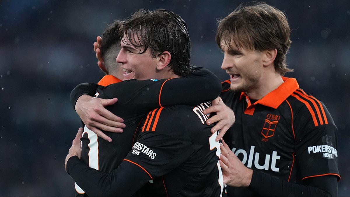 Como'dan Lazio deplasman�nda 3 goll� zafer