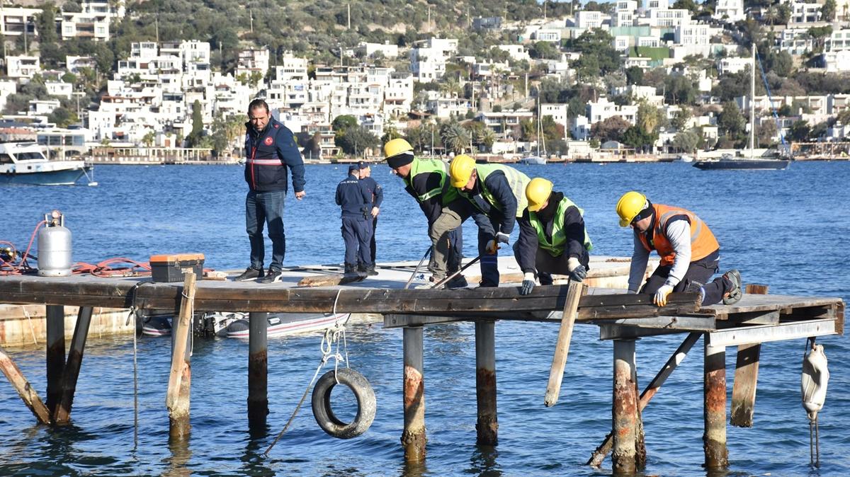 Ka�ak yap�ya ge�it yok: Bodrum'da iskeleler kald�r�ld�
