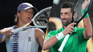 Iga Swiatek ve Novak Djokovic, Avustralya A��k'ta 3. turda