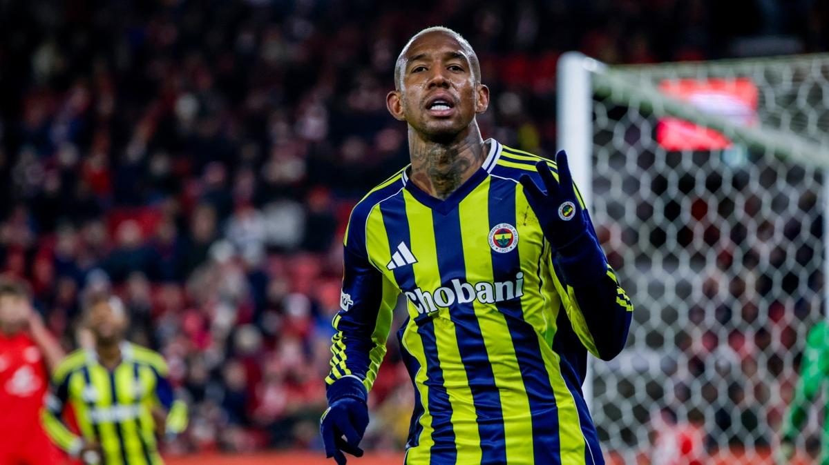 �ki kul�p Talisca ile temasta!
