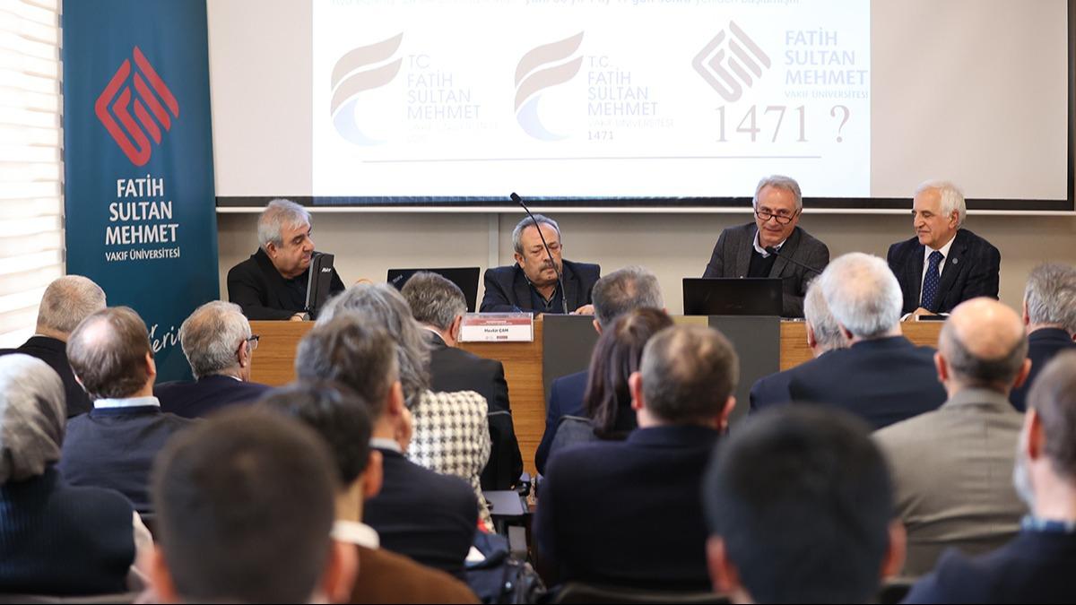 Bir fetih de�il, bir medeniyet projesi: Ayasofya Medresesinde �Fatih Sultan Mehmet Han Vak�flar� ve Sahn-� Seman Medreseleri� paneli