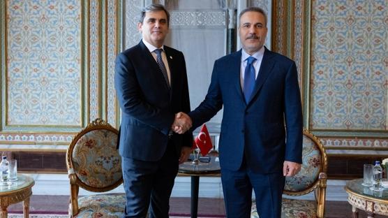 D��i�leri Bakan� Fidan, �brahimovic ile g�r��t�