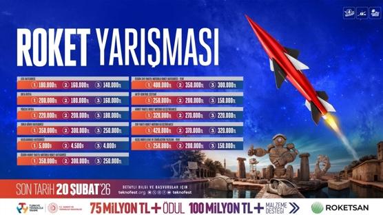 TEKNOFEST'te gökyüzüne açılan büyük rekabet: Roket Yarışması 2026