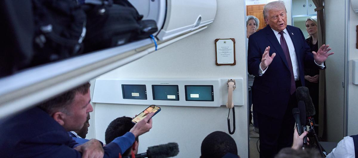 Trump'tan �ran sorusuna dikkat �eken cevap: Her ihtimale kar�� yola ��kt�lar