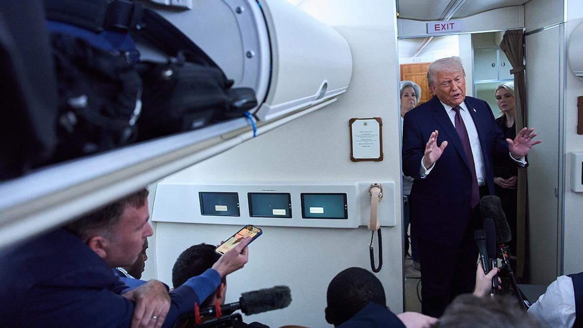 Trump'tan İran sorusuna dikkat çeken cevap: Her ihtimale karşı yola çıktılar