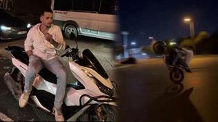 Ba�ak�ehir'de can pazar�! Otob�s�n alt�nda kalan motosikletli �ld�