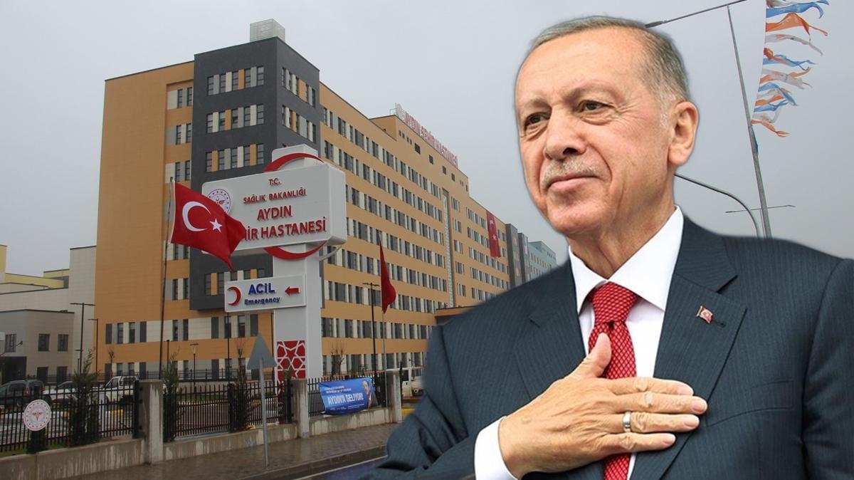 Cumhurbaşkanı Erdoğan'dan Aydın'a ziyaret
