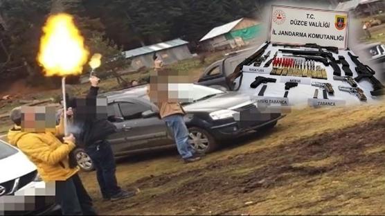 Sosyal medyada silah �ovu pahal�ya patlad�: 8 g�zalt�