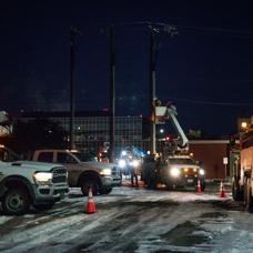 ABD'de kar etkisini g�sterdi... Y�z binlerce ki�i elektriksiz kald�