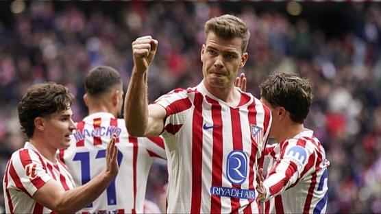 Atletico Madrid, S�rloth ve Almada ile kazand�