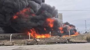 B�y�k�ekmece'de fabrika bah�esinde yang�n... Alevlere m�dahale ediliyor