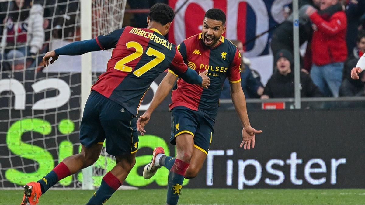 Genoa'dan m�thi� geri d�n��: Bologna'y� 3-2 ma�lup etti