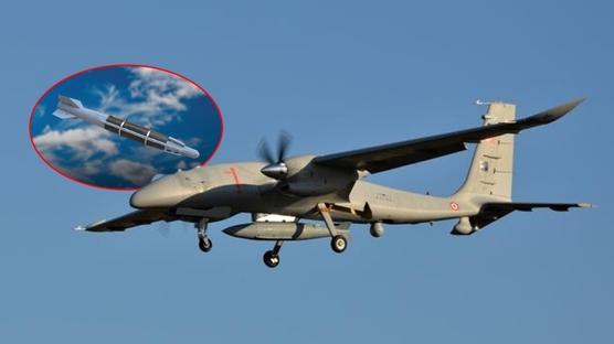 T�rk havac�l���n�n alt�n �a��! AKINCI T�HA'dan hedefe tam isabet