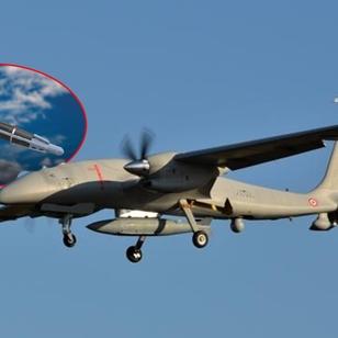 T�rk havac�l���n�n alt�n �a��! AKINCI T�HA'dan hedefe tam isabet