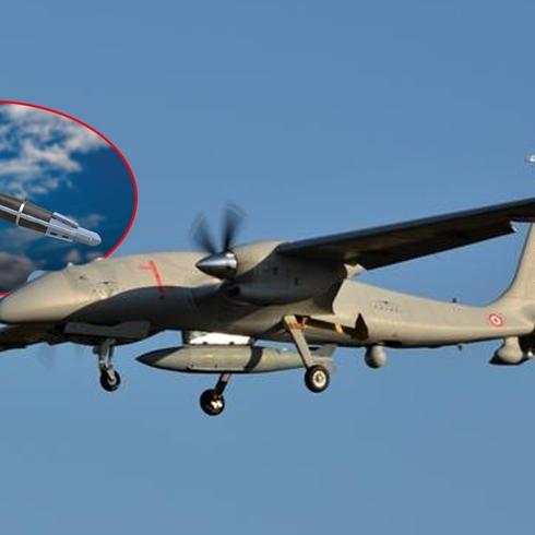 T�rk havac�l���n�n alt�n �a��! AKINCI T�HA'dan hedefe tam isabet