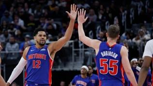 Detroit Pistons son 6 ma�ta 5 galibiyetini ald�