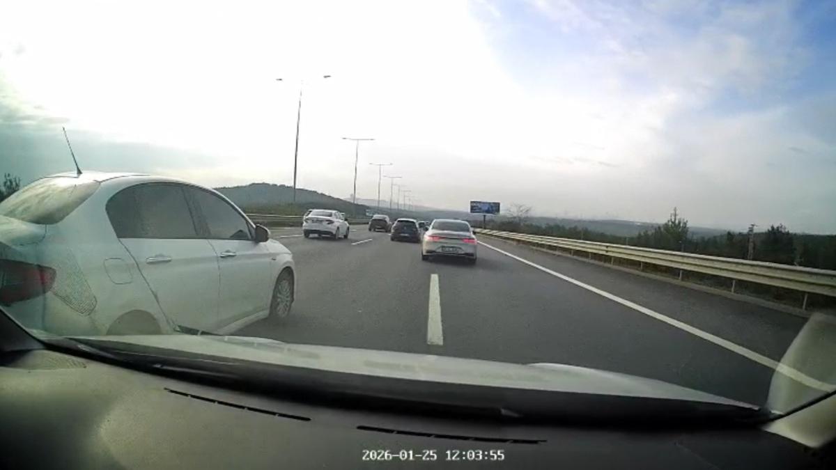 Kuzey Marmara'da korku dolu anlar: Makas atan s�r�c� faciaya saniyelerle yakla�t�