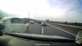 Kuzey Marmara'da korku dolu anlar: Makas atan s�r�c� faciaya saniyelerle yakla�t�