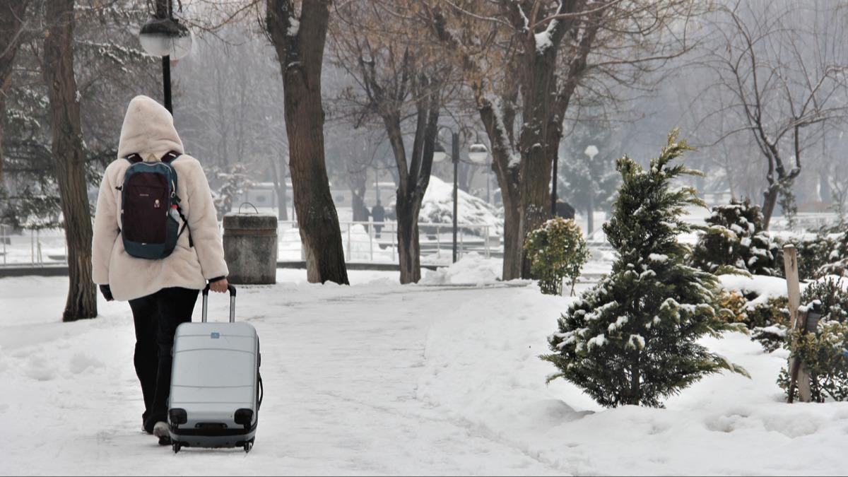 81 ili etkileyecek sa�anak ve kar geliyor