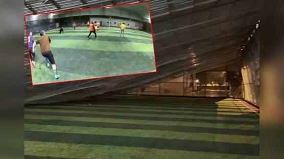 Antalya'da f�rt�na �at�y� ��kertti: Hal� sahada panik anlar�