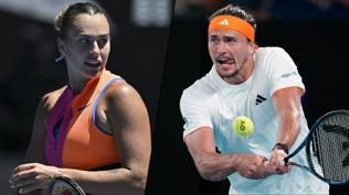 Sabalenka ve Zverev Avustralya A��k'ta yar� finalde