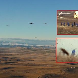 'KARGU' s�r�s�nden hedefe nokta at��