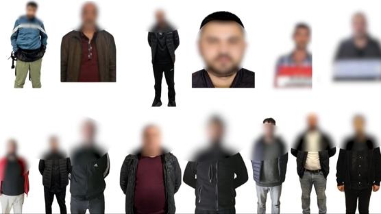 14 suçlu Türkiye'ye getirildi