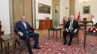 TBMM Ba�kan� Kurtulmu�, Tacikistan'�n Ankara B�y�kel�isi �momi'yi kabul etti