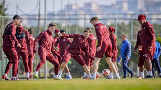 Trabzonspor, Antalyaspor ma�� i�in haz�rl�klar�n� s�rd�r�yor