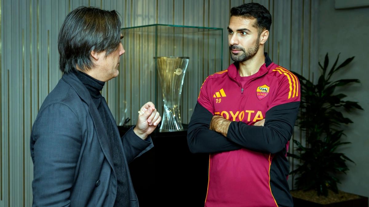 Vincenzo Montella, �talyan ekibi Roma'y� ziyaret etti